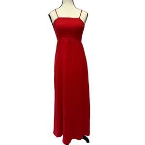 Monteau Maxi Dress - Size Small - Chic Cut-Out Back
